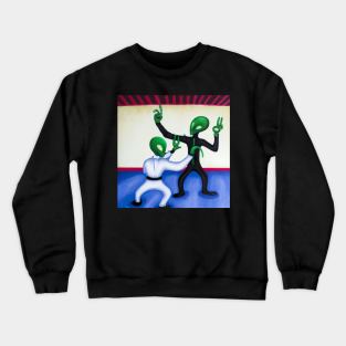 Kung Fu Aliens Crewneck Sweatshirt